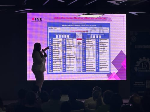 Realizan foro informativo sobre elección del Poder Judicial de la Federación