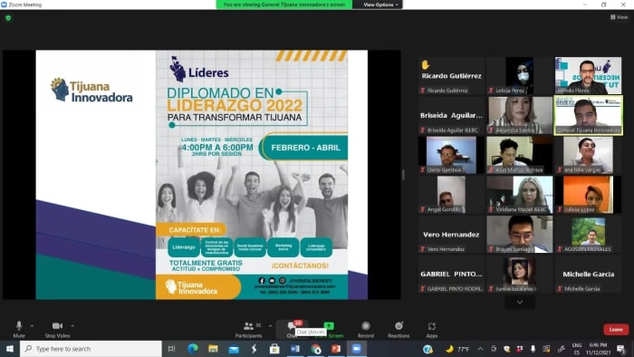 Concluye diplomado en liderazgo de Tijuana Innovadora “Para Transformar Tijuana”