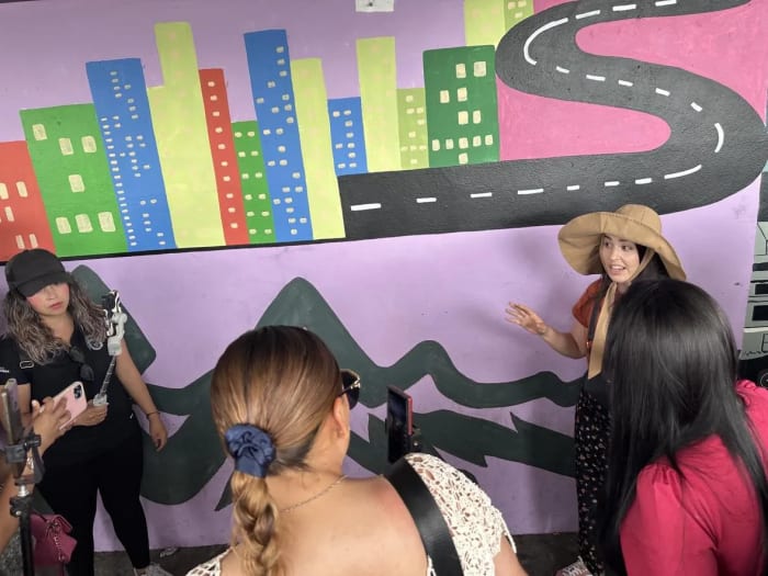 Representan poder femenino en mural de Garita de Otay