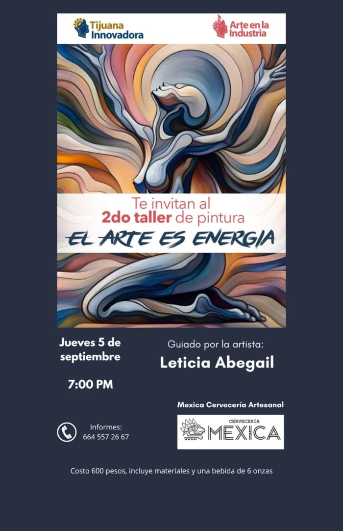 ¡Nueva fecha para el taller de pintura de Arte en la industria!