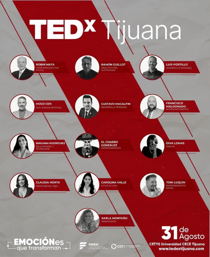 La galardonada winemaker de Baja California, Claudia Horta, en TEDx Tijuana 2024