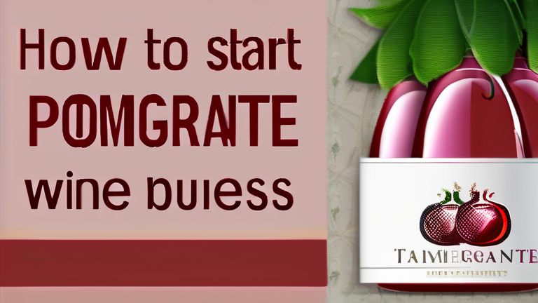 How to start a pomegranate wine business