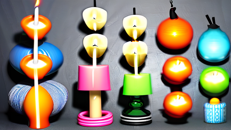 DIY Candle Holders from Everyday Objects