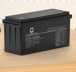 lvtopsun 12.8v 280ah 3.58kwh lithium-ion (lefepo4) battery