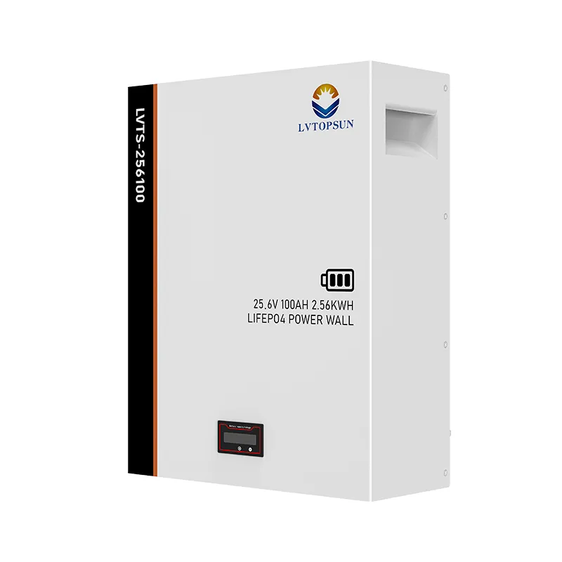 lvtopsun 25.6v 100ah 2.56kwh lithium-ion (lefepo4) battery