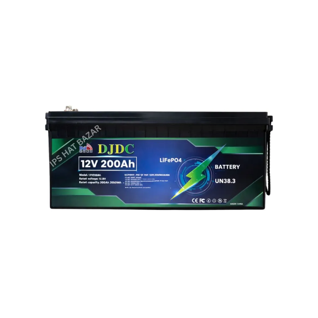 djdc lifepo4 12.8v 200ah 2560wh lithium battery