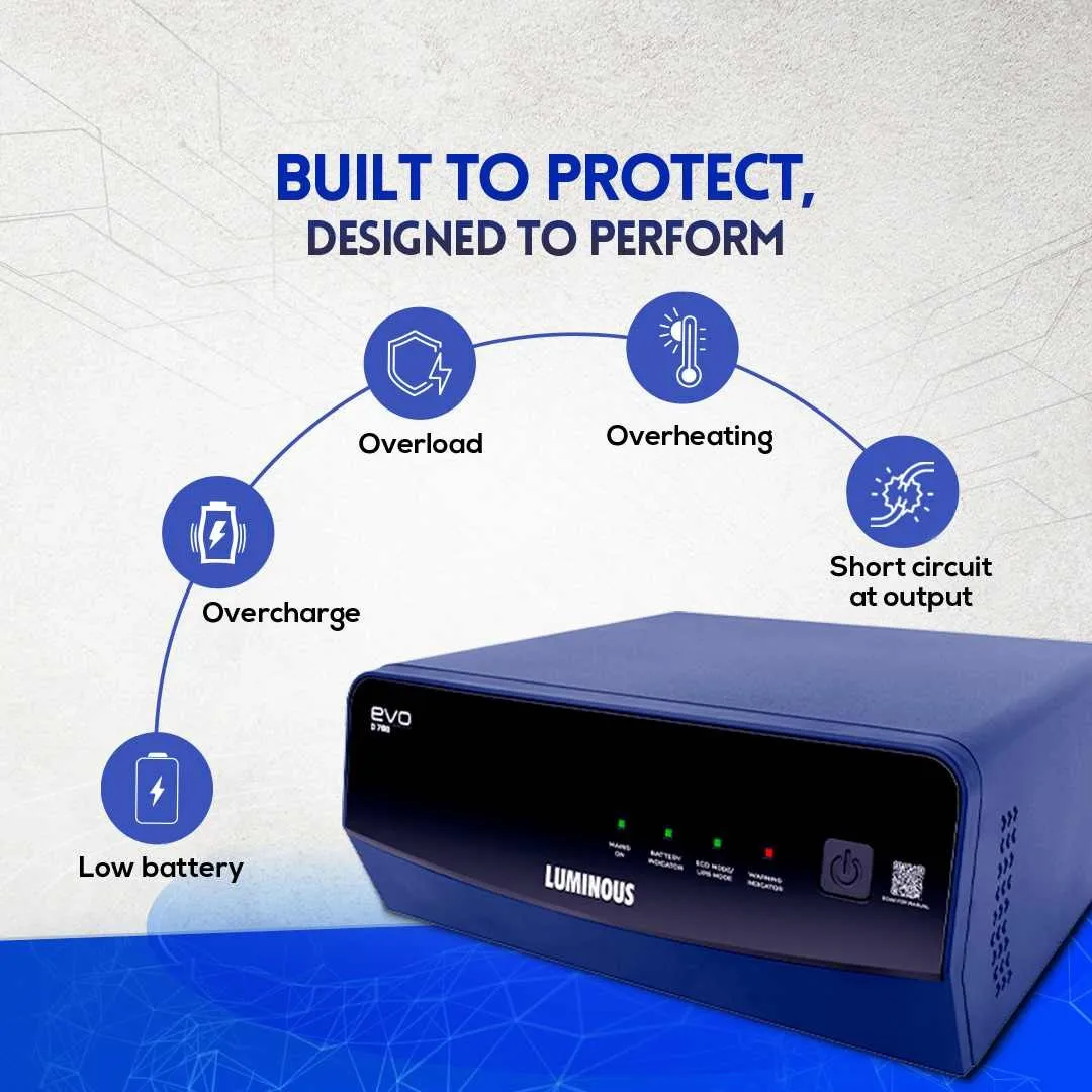 luminous evo d 900 12v ips ups inverter