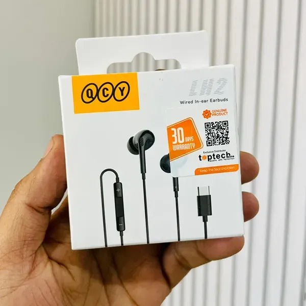 qcy lh2 precision driver type-c wired earphone
