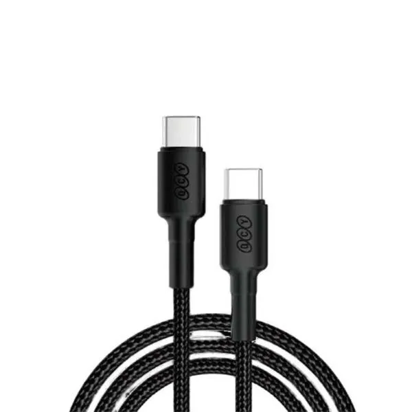 qcy dc13 60w quick charge type-c to type-c cable