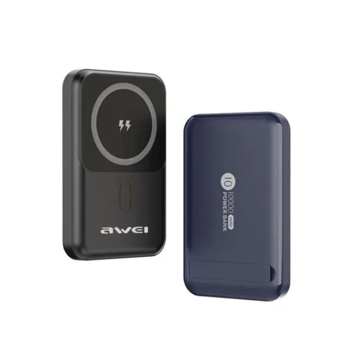 awei p139k 10000mah 15w magnetic wireless charger power bank 22.5w fast charging external battery