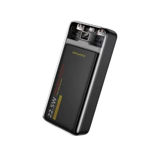 awei p78k 20000mah pd22.5w portable fast charging power bank