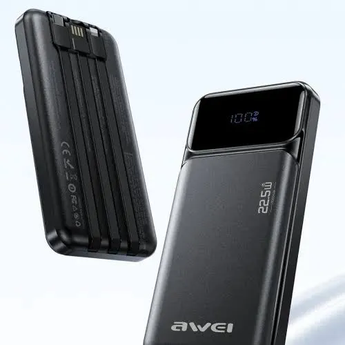 awei pa‑91 10000mah 22.5w fast charging power bank
