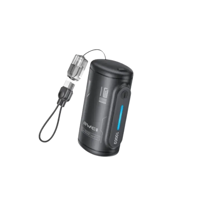 awei wp117 powerbank 10000mah with cable