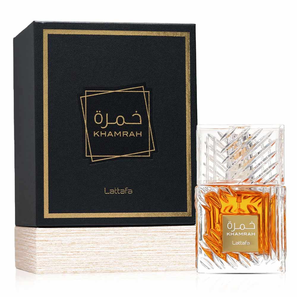 Lattafa Khamrah Eau De Parfum (100ml): Authentic Middle Eastern Scent