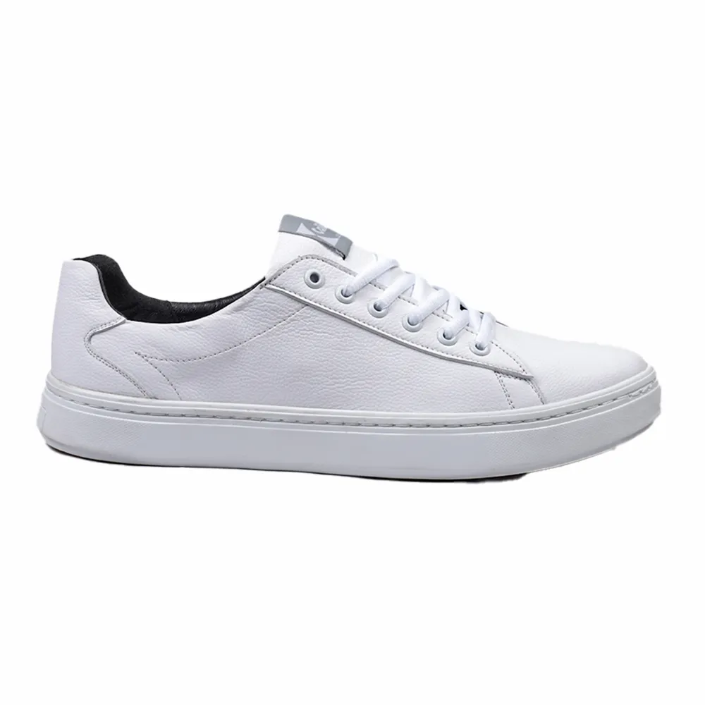 Caliber Shoes Genius White Sneakers | Premium Casual Men's Shoes Nepal