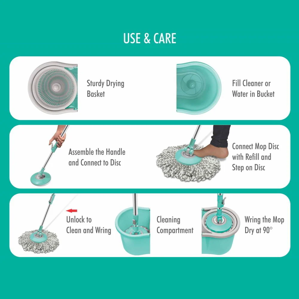 Spotzero Mini Spin Floor Cleaning Mop price in Nepal-4