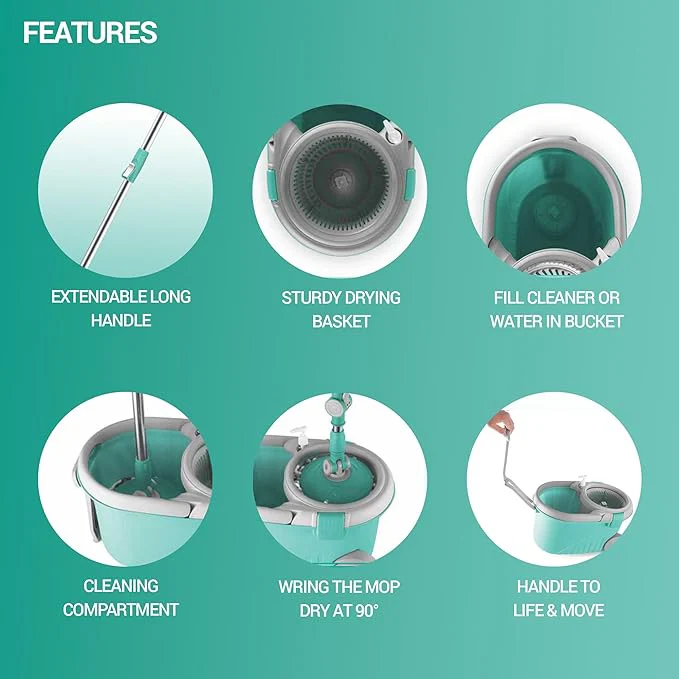 Spotzero Royale Spin Mop Floor Cleaning Mop price in Nepal-5