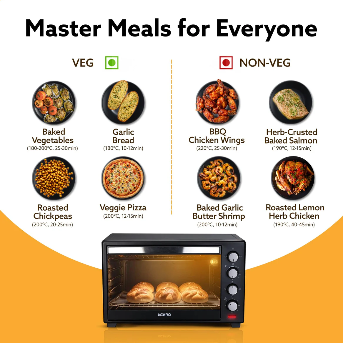 AGARO Marvel 48L OTG Oven price in Nepal-2