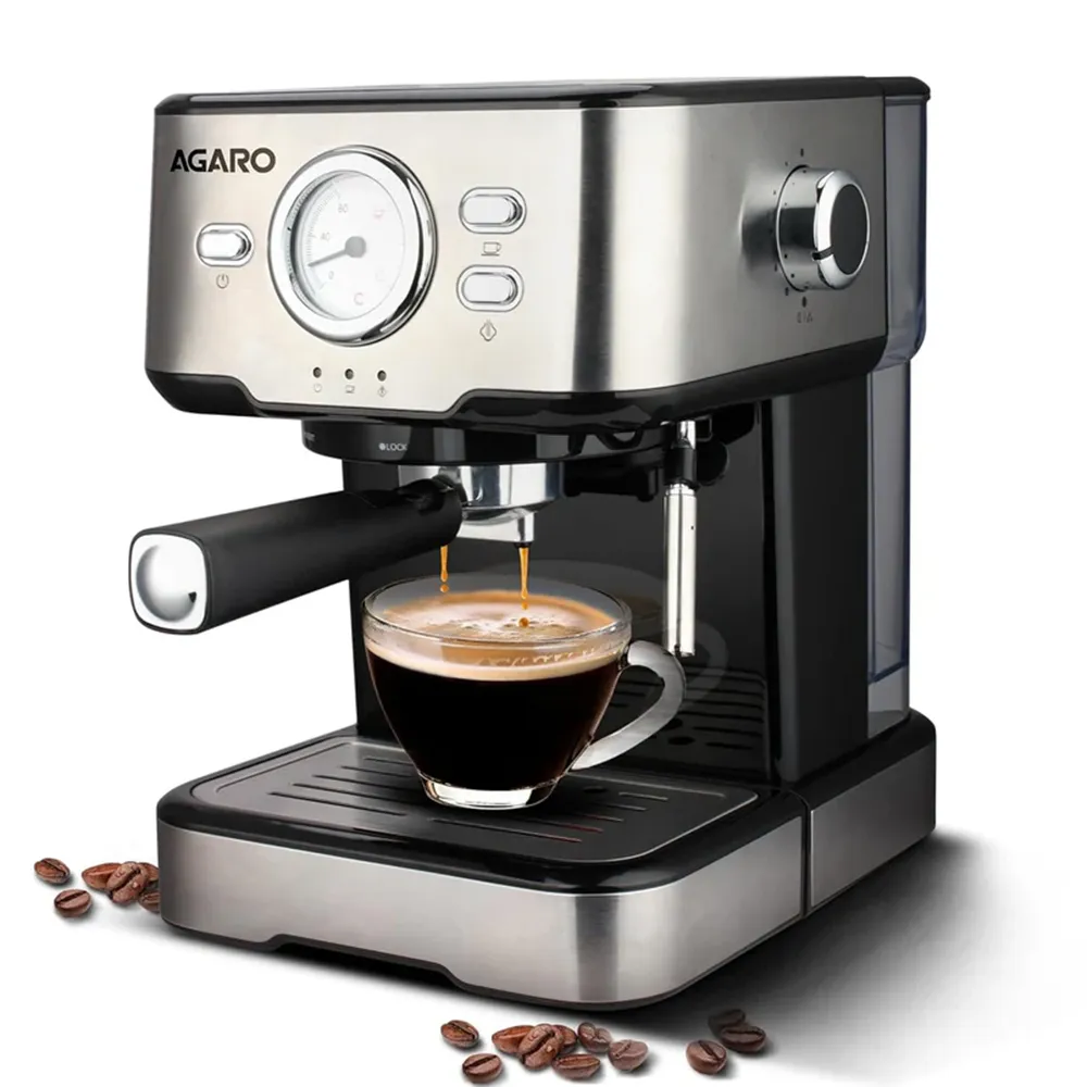 Espresso Coffee Maker | AGARO Imperial 15 Bar High-Pressure - 1100W