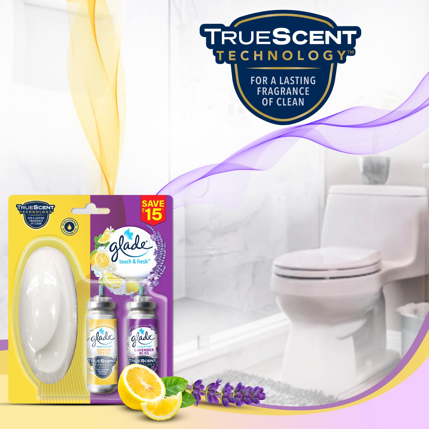 Glade Touch and Fresh Holder Lemon & Lavender Refills price in Nepal-5