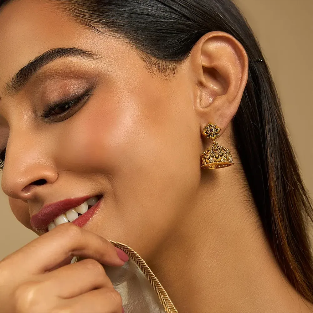 Earring-jumka-Gold-polish-price-in-Nepal-1