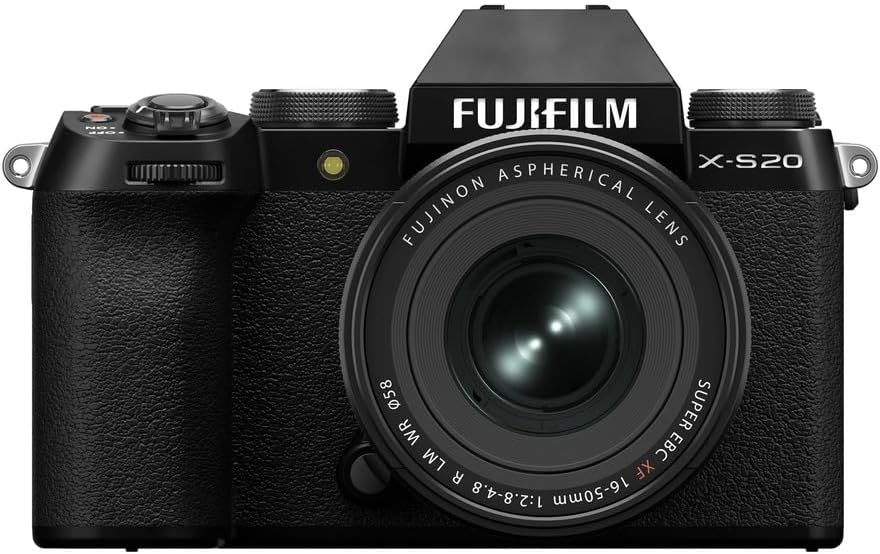 FUJIFILM X-S20 Mirrorless Camera | 16-50mm f/2.8-4.8 Lens | 6.2K Video