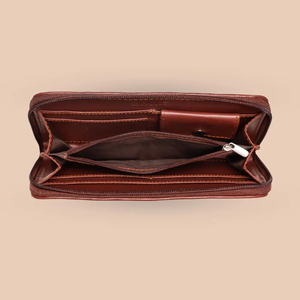vegan-leather-handcrafted-chain-purse-with-zipper-closure-Smart-storage-price-in-Nepal-1