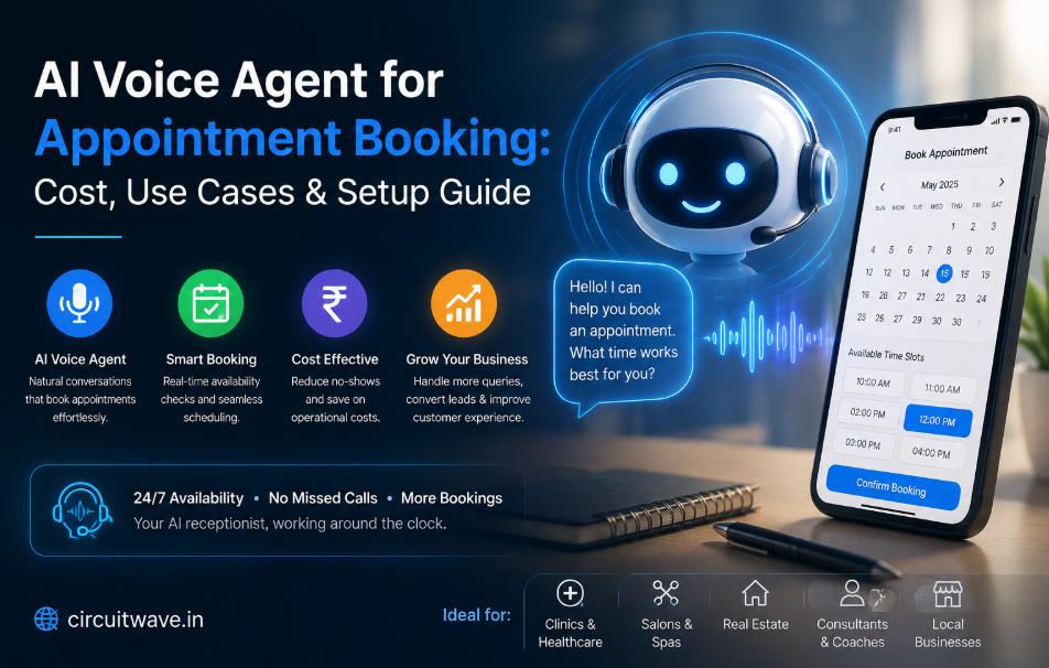 AI Voice Agent for Appointment Booking: Cost, Use Cases & Setup Guide