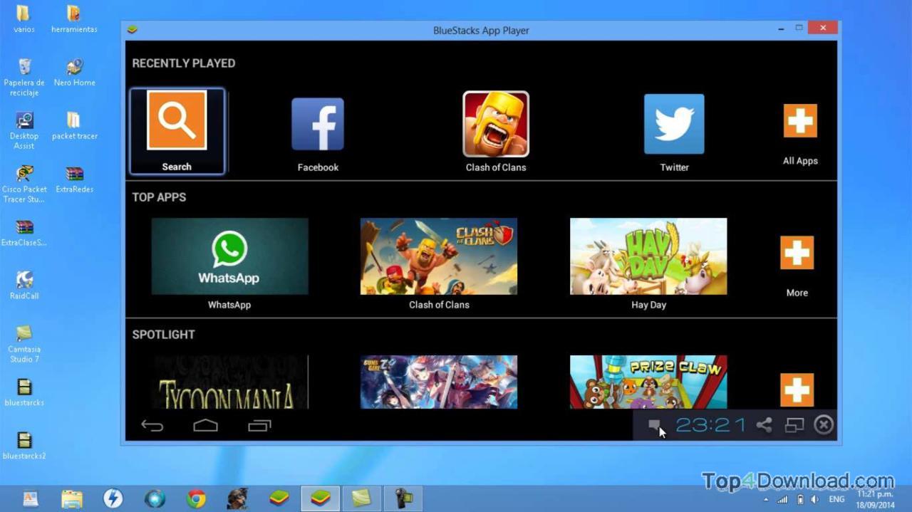 bluestacks auto download apps