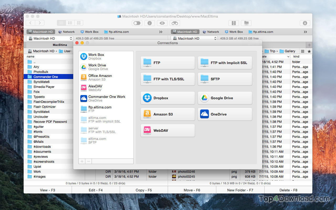 Commander One Pro for Mac screenshot