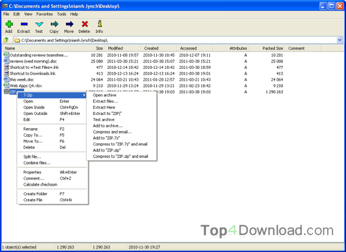 7 Zip Portable 22 01