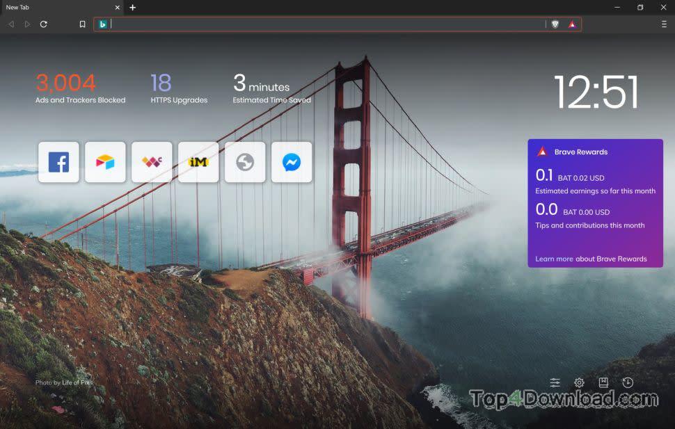 Brave Browser screenshot