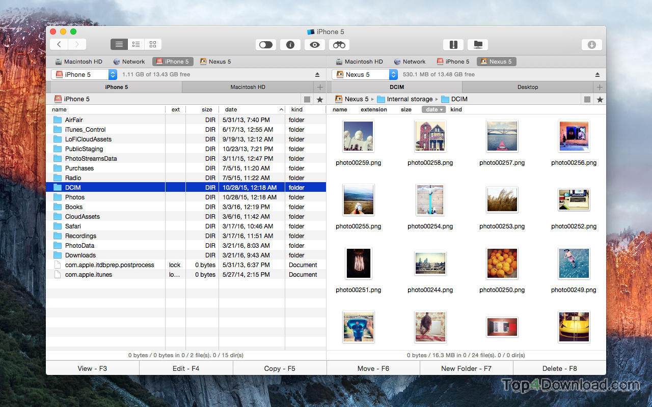 Commander One Pro for Mac screenshot