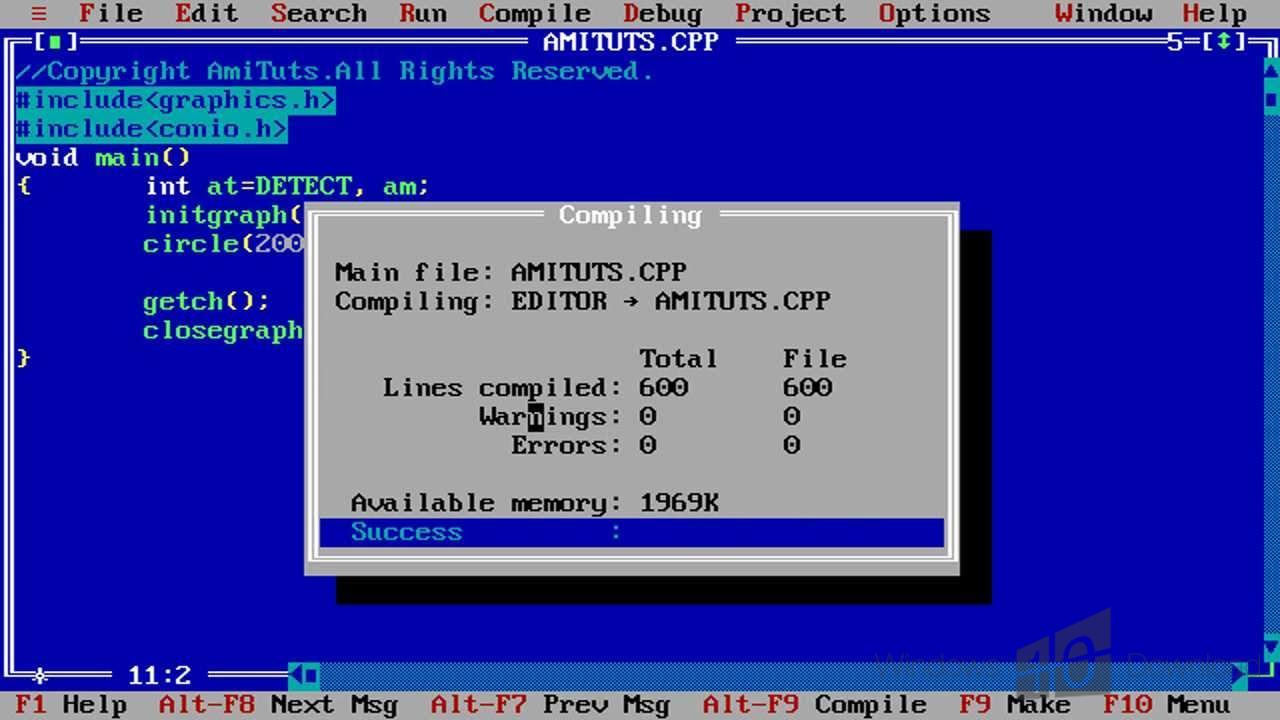 turbo c for windows 10 pro free download