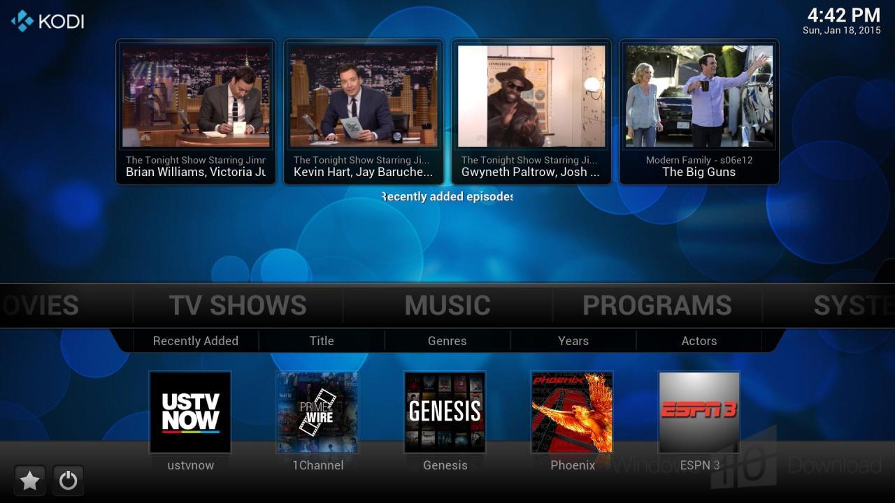 Kodi Windows 10 Download