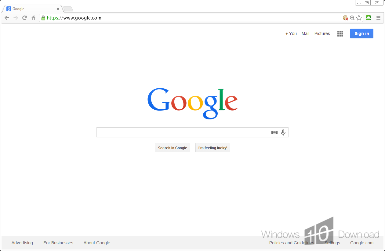 Google Chrome - Windows 10 Download