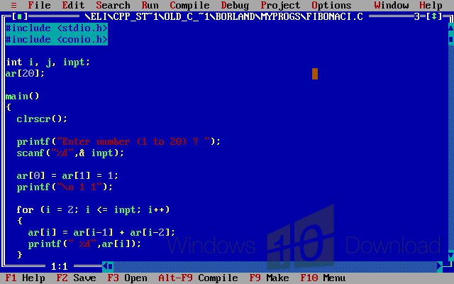 Turbo c++ download