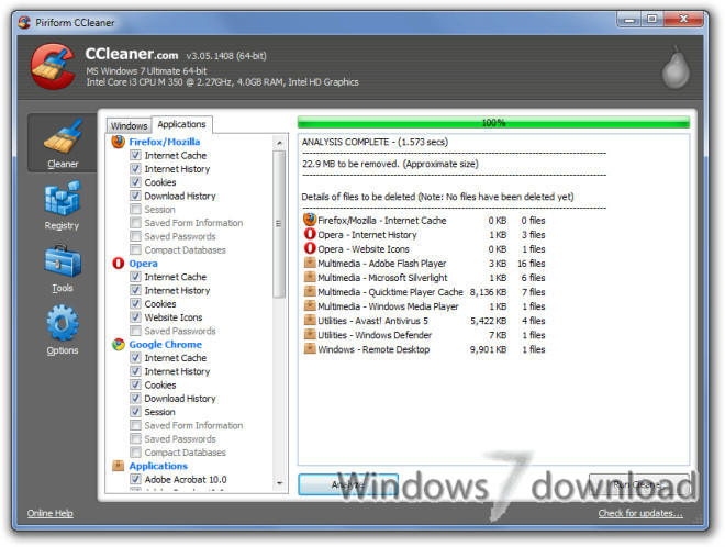 ccleaner software download windows 7