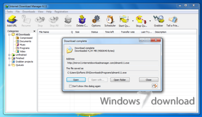 internet download manager for windows 7 64 bit with crack