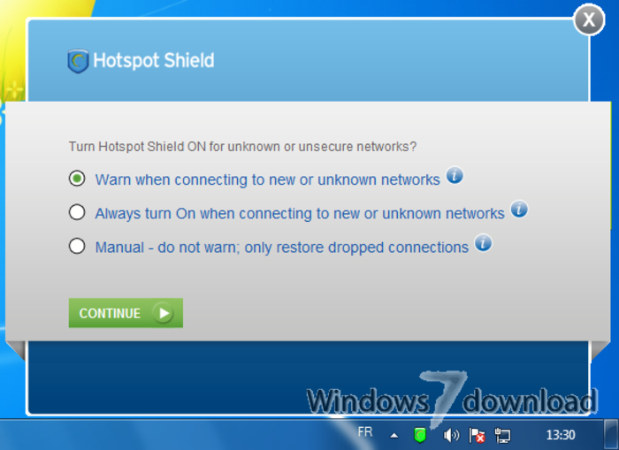  Hotspot Shield for Windows 7 Hotspot Shield Free 