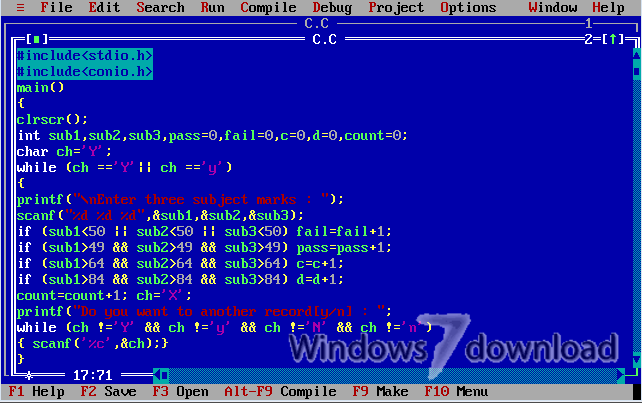 Download Turbo C 3.0