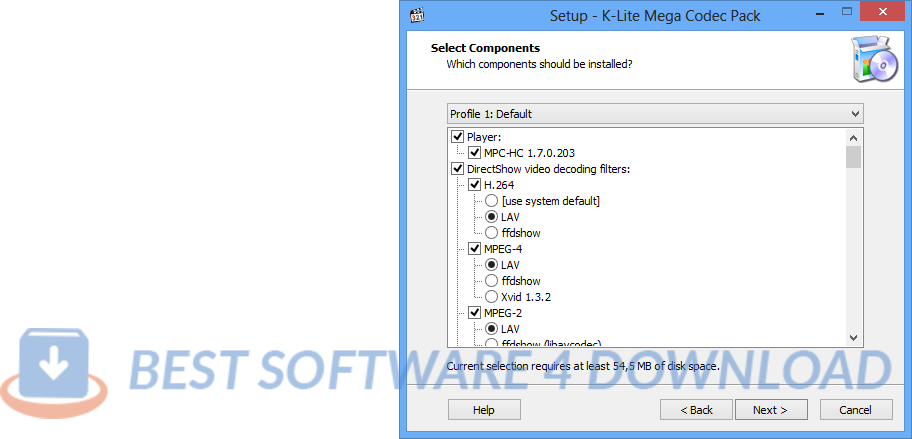 K-Lite Codec Pack (Full) 18.3.0 full