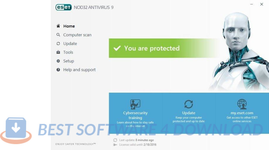 NOD32 Antivirus for Linux 4.0.96.0 full