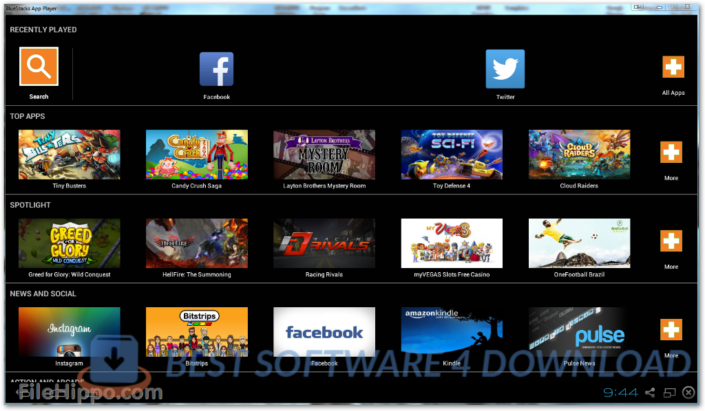 BlueStacks App Player 4.280.1.1002 full