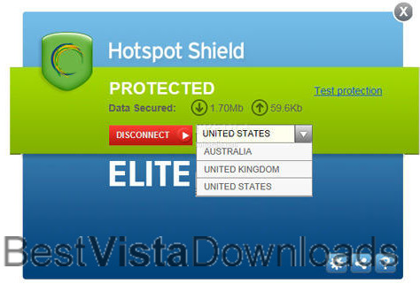 Hotspot Shield screenshot