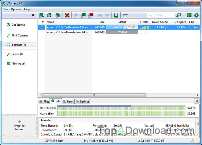 uTorrent (µTorrent) 3.6.0 B47124 full