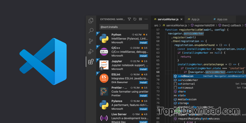 Visual Studio Code for Linux 1.90.2 full