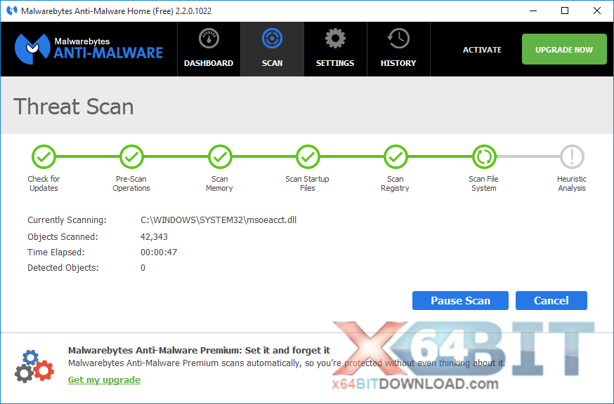 Malwarebytes Anti-Malware screenshot