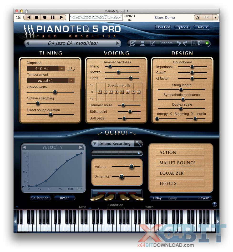 Pianoteq screenshot