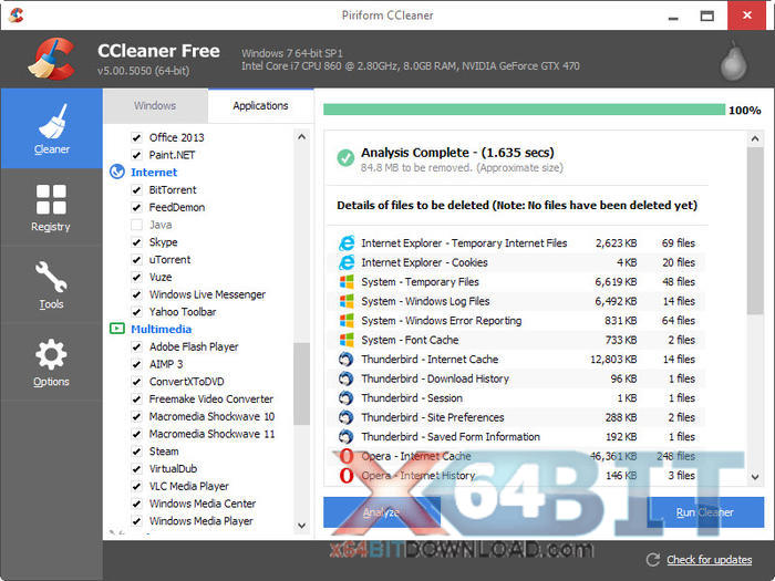 CCleaner Portable screenshot